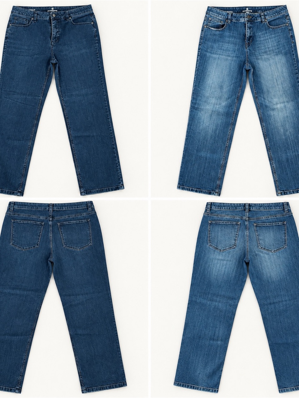 2 Pair Liz Claiborne Woman’s Jeans Size 14 Dark & Medium Wash